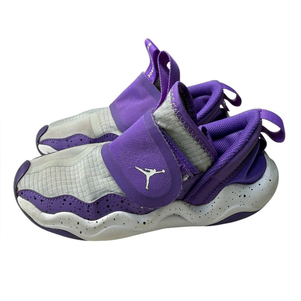Jordan 23/7 Kids Sneakers Purple Grey White DQ9293-500 Size 1Y Athletic Sporty